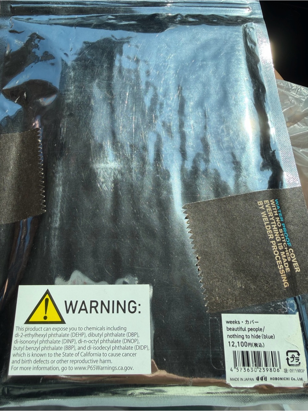 Hobonichi 2026 Weeks Planner Cover: Beautiful People - Nothing To Hide (Blue) - Picture 4 of 6